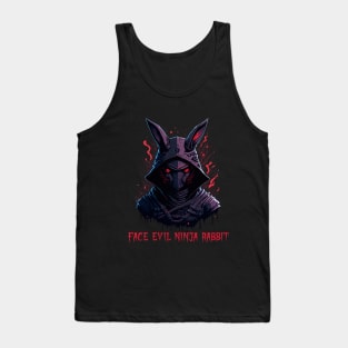 face evil ninja rabbit Tank Top